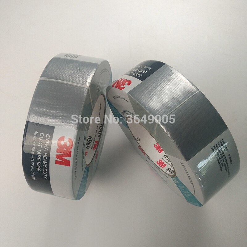 1roll 48mm*54.8m 3M Extra Heavy Duty Duct Tape 6969 With Rubber Adhesive Provide Good Holding Power