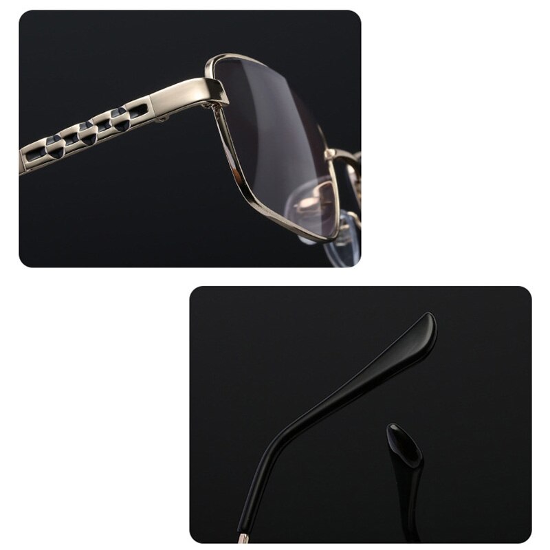 Lentes de transición gafas de lectura fotocrómicas gafas de lectura de marco completo de Metal para hombres y mujeres + 1,0 + 1,5 + 2,0 + 2,5 + 3,0
