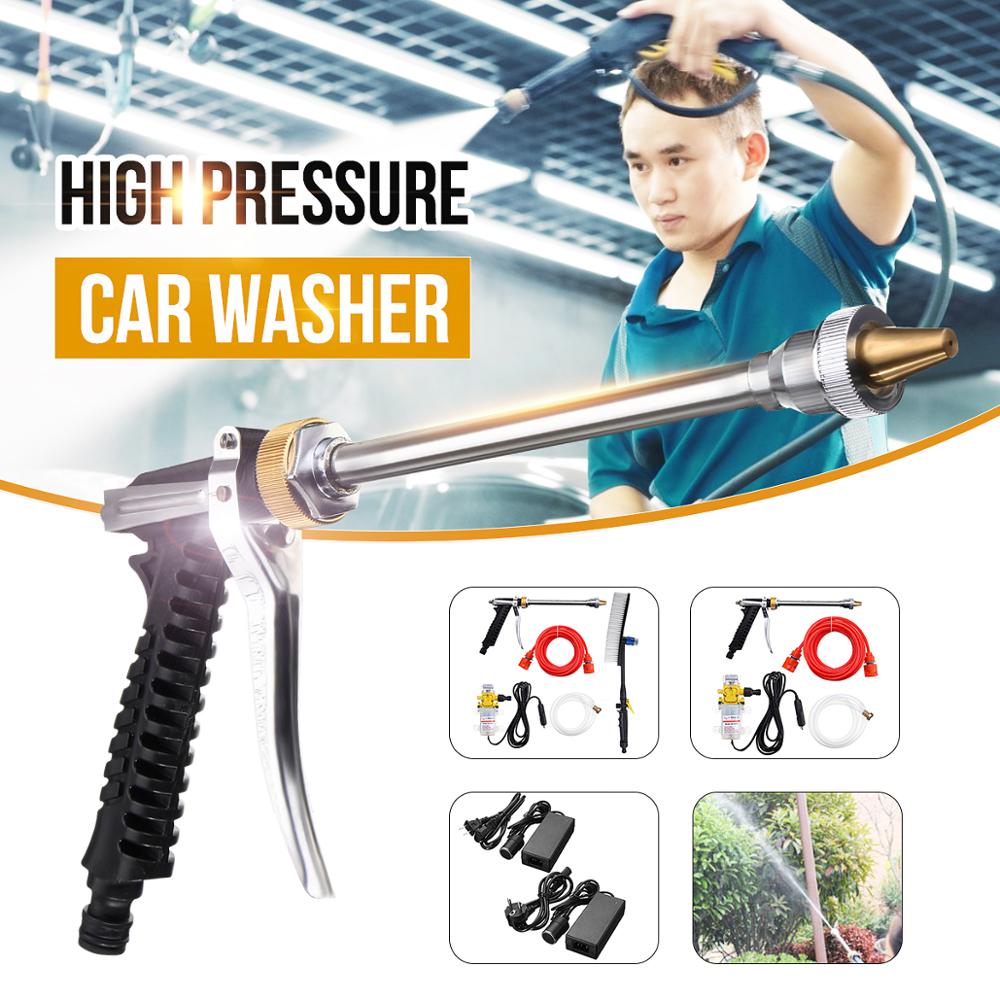 160PSI 100W DC 12V High Pressure Car Washer Cleaner Water Wash Pump Sprayer Kit