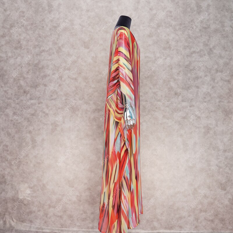 Oversized chiffon bikini cover-up strand cover-up voor vrouwen pareo strand tuniek badpak cover-ups zomer lange strandjurk  #q765