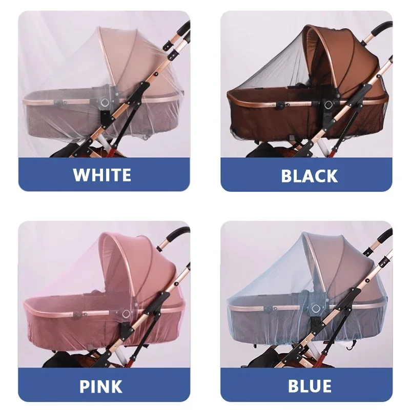 Mosquito Net for Baby Stroller Summer Pram Insect Shield Net Infants Pushchair Cart Safe Protection Mesh Pram Baby Mosquito Net