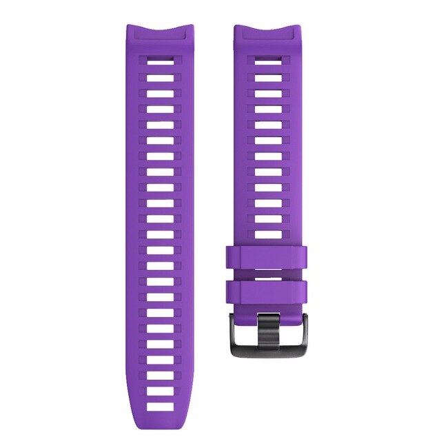 Für Garmin Instinct armband sport silikon ersatz armband farbe armband schnelle installation und entfernung zubehör: Lila