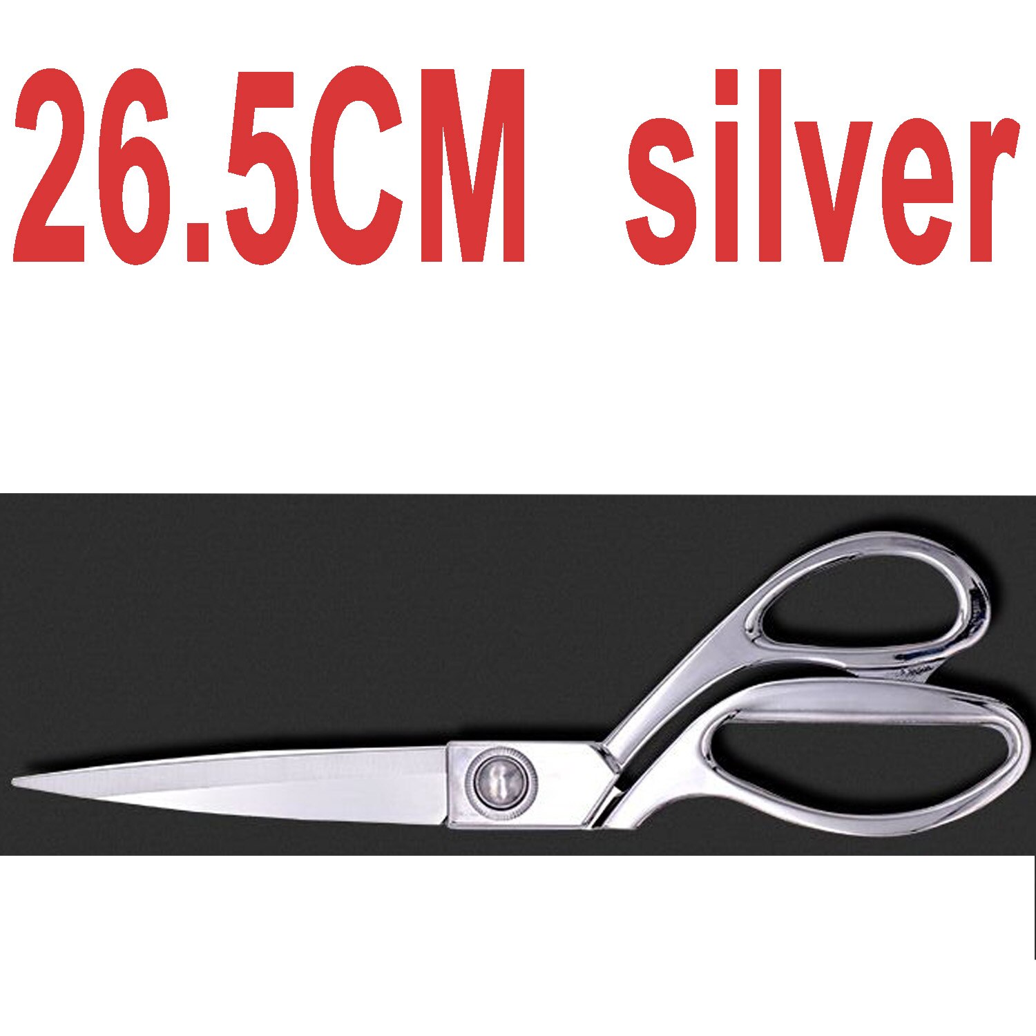 Rubber Cutting Tool Cutting Scissors Cutting Table Tennis Set Adhesive Racket Tool DIY: 26.5CM  silver