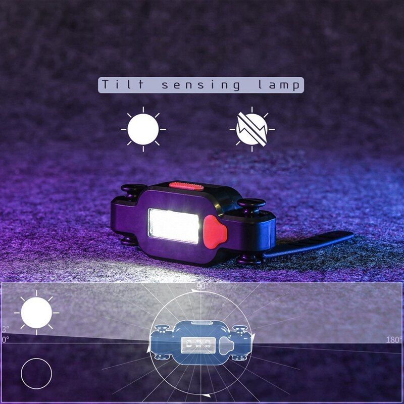 Fish bite alarm Electronic LED Fishing Rod Sensor Light Gravity Induction Lamp Fish Bite Sound Alarm Bell for Night Fishing