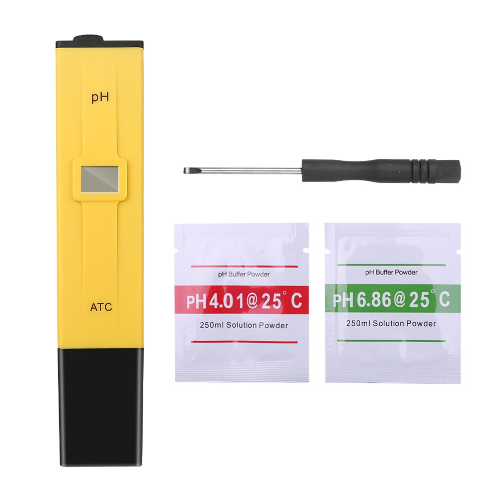 LCD Digital PH Meter Accuracy 0.01 PH Tester Aquarium Pool Water Measure Wine Urine Automatic Calibration: Type 1