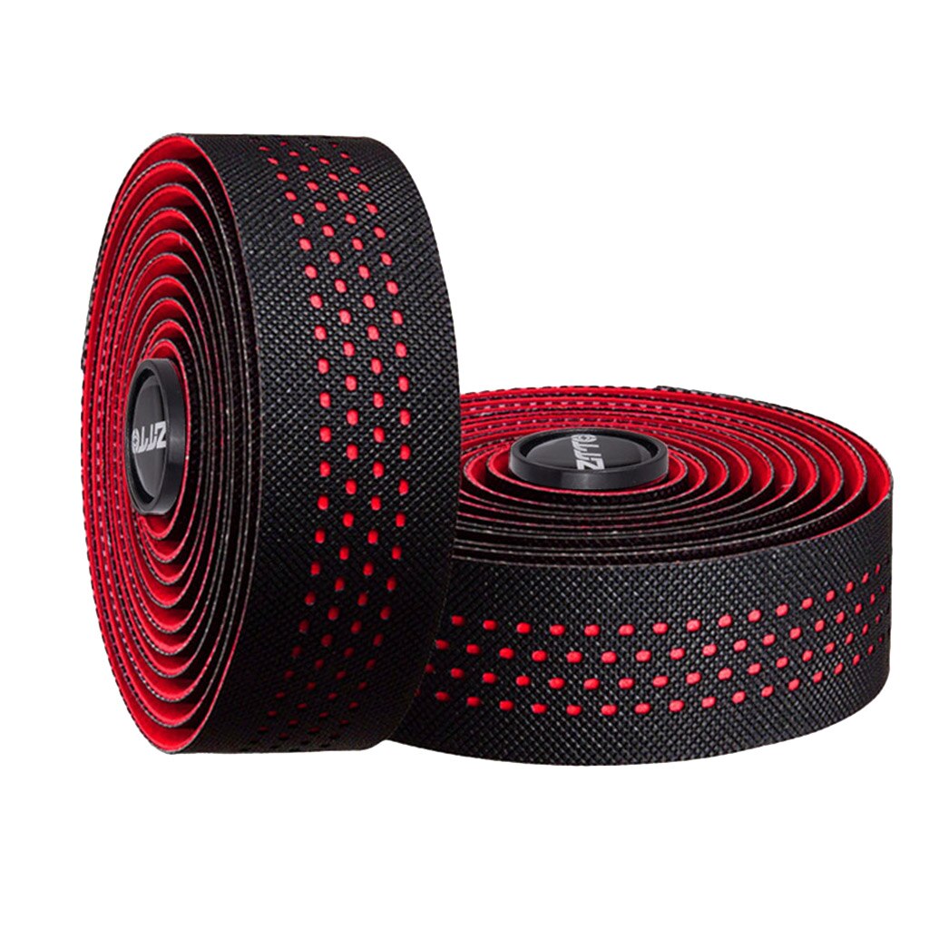 Cinta de manillar de bicicleta de carretera, envolturas de mango de ciclismo funcional, opción de Color, 2 rollos: Red