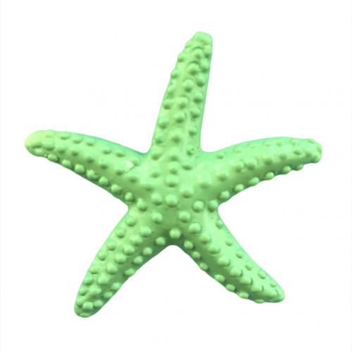 Eco-friendly Plastic Beach Coastal Simulation Starfish DIY Craft Ornament Starfish Sea Party Decorations Nautical Home Decor: Green