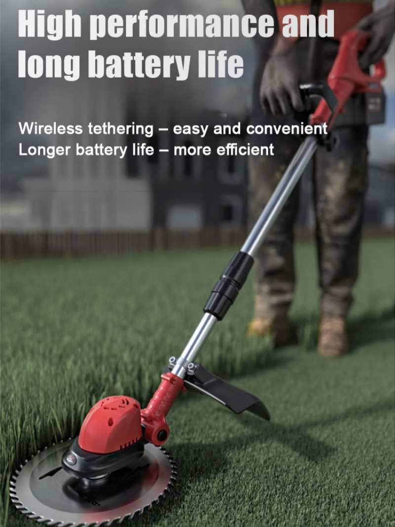 Home small brushless lithium battery lawn mower multifunction efficient lawn trimming lawn mower