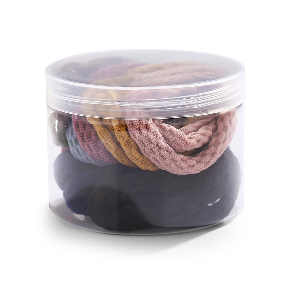 Todorova 20 pçs/set elástico básico faixas de borracha simples hairband meninas headwear cor sólida bandana moda feminina acessórios para o cabelo