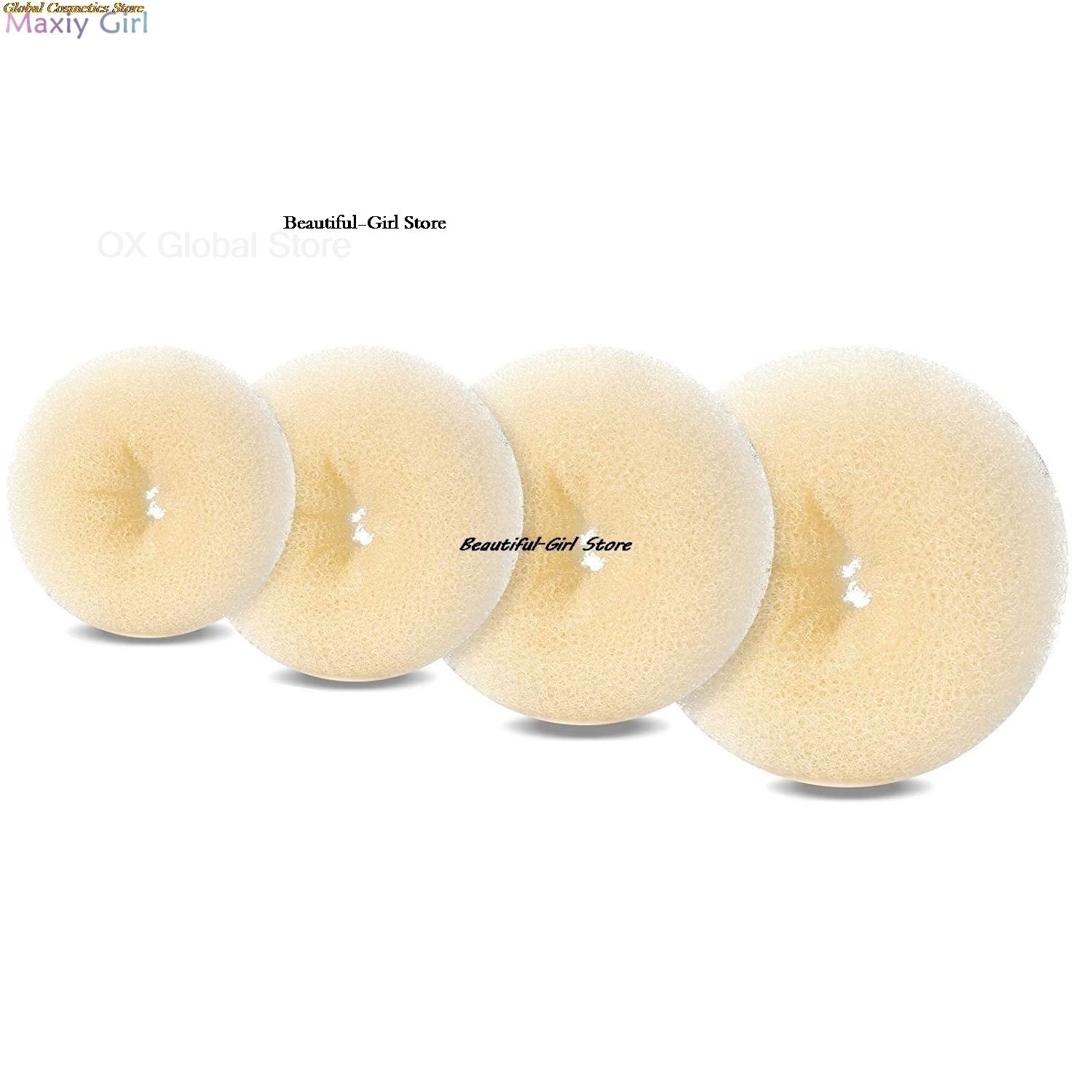 8 Hair Bun Donut Magic Foam Products Hairstyle Lazy Hair Accessories For Girls Women Lady Easy Big Ring Hair Styling Tools