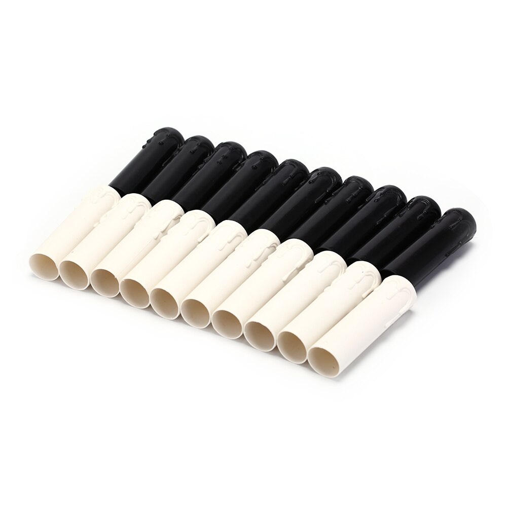 10 Pcs/Lot manchon bougie ampoule Base couverture lustre partie bougie Tube Table lampe Base bougie porte-lampe Tube bougie lampe Base