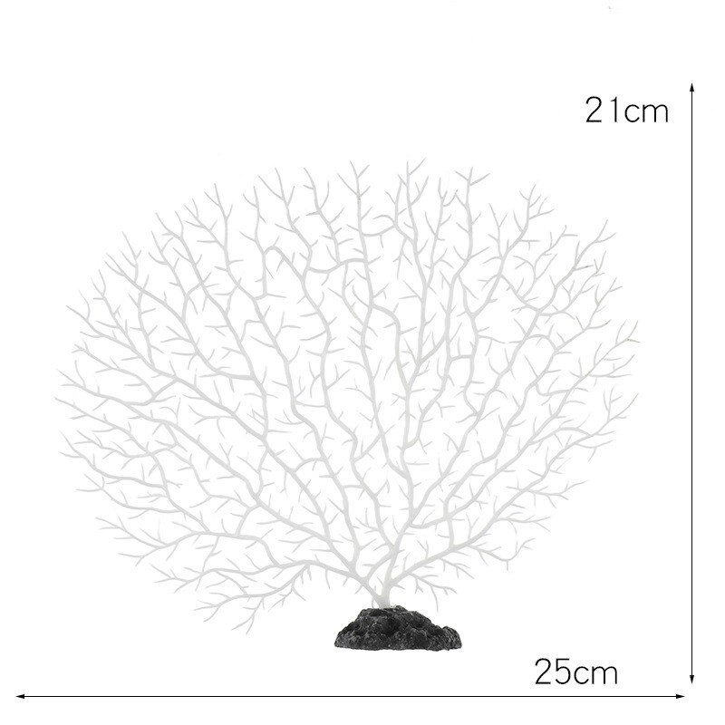 Underwater Artificial Coral Plant Ornament Aquatic Plant for Aquarium Fish Tank Landscape Decoration acuario