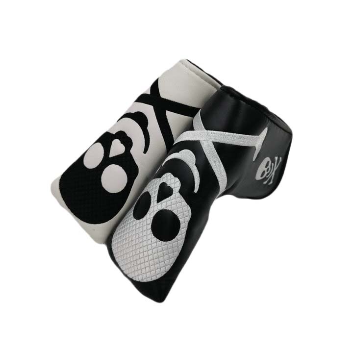 Golf Putter copricapo Spider ricamo Putters copricapo PU proteggi coperture 4 colori nero/bianco