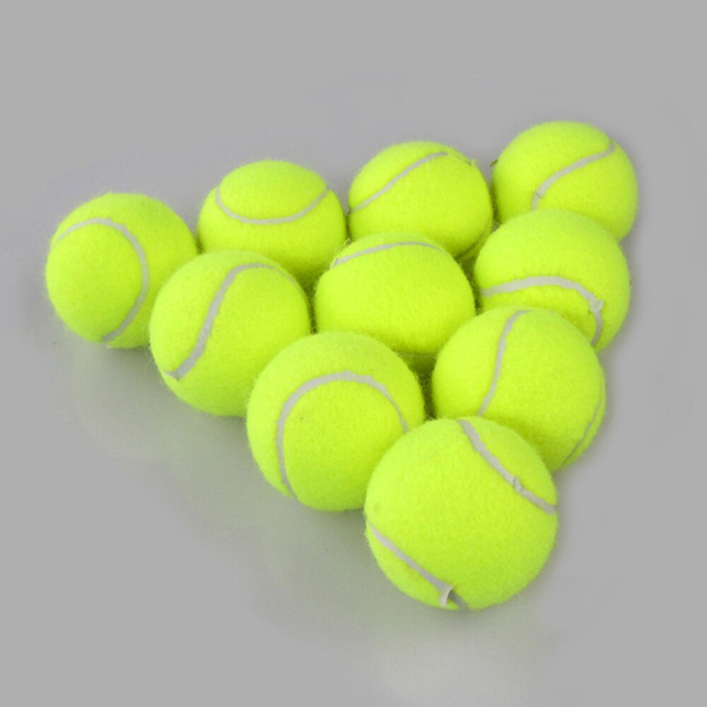 6 stuks zware, praktische, duurzame en elastische tennisaccessoires, oefentennisballen, gewone tennisballen voor sporttraining
