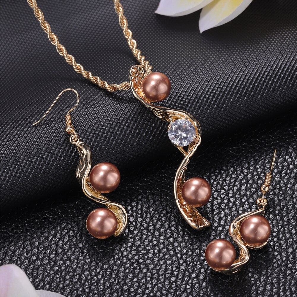 Cring Coco Female Samoan Necklace Set Woman 2 Pieces Polynesian Earrings Sets 2022 Trend Wedding Accessories Jewelry Sets: ZH0756GOXB
