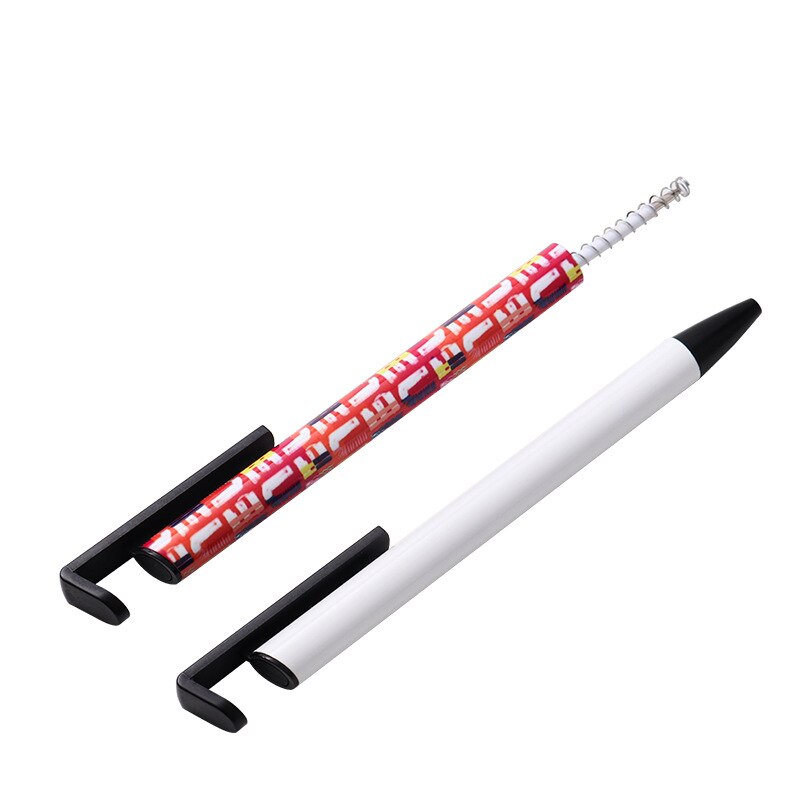 10Stck Groß Sublimation leer Bollpoint Stift mit Druckbare Weiß Beschichtung für Wärme Transfer Diy leer Sulimation Produkte