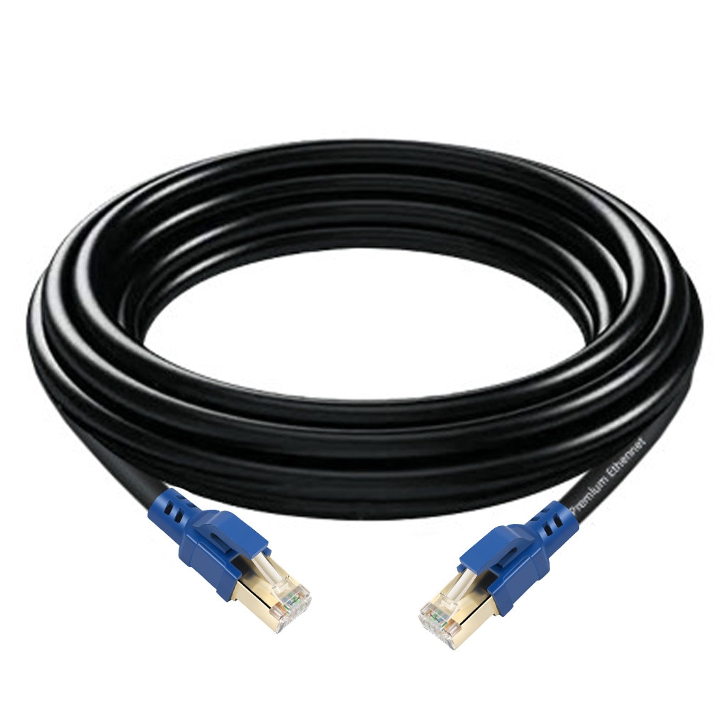 CARPRIE Ethernet Kabel Cat8 Lan Kabel Professionelle Netzwerk Patch Kabel 40Gbps Internet Kabel für Laptop 1.6FT 3.3FT 5FT 6.6FT