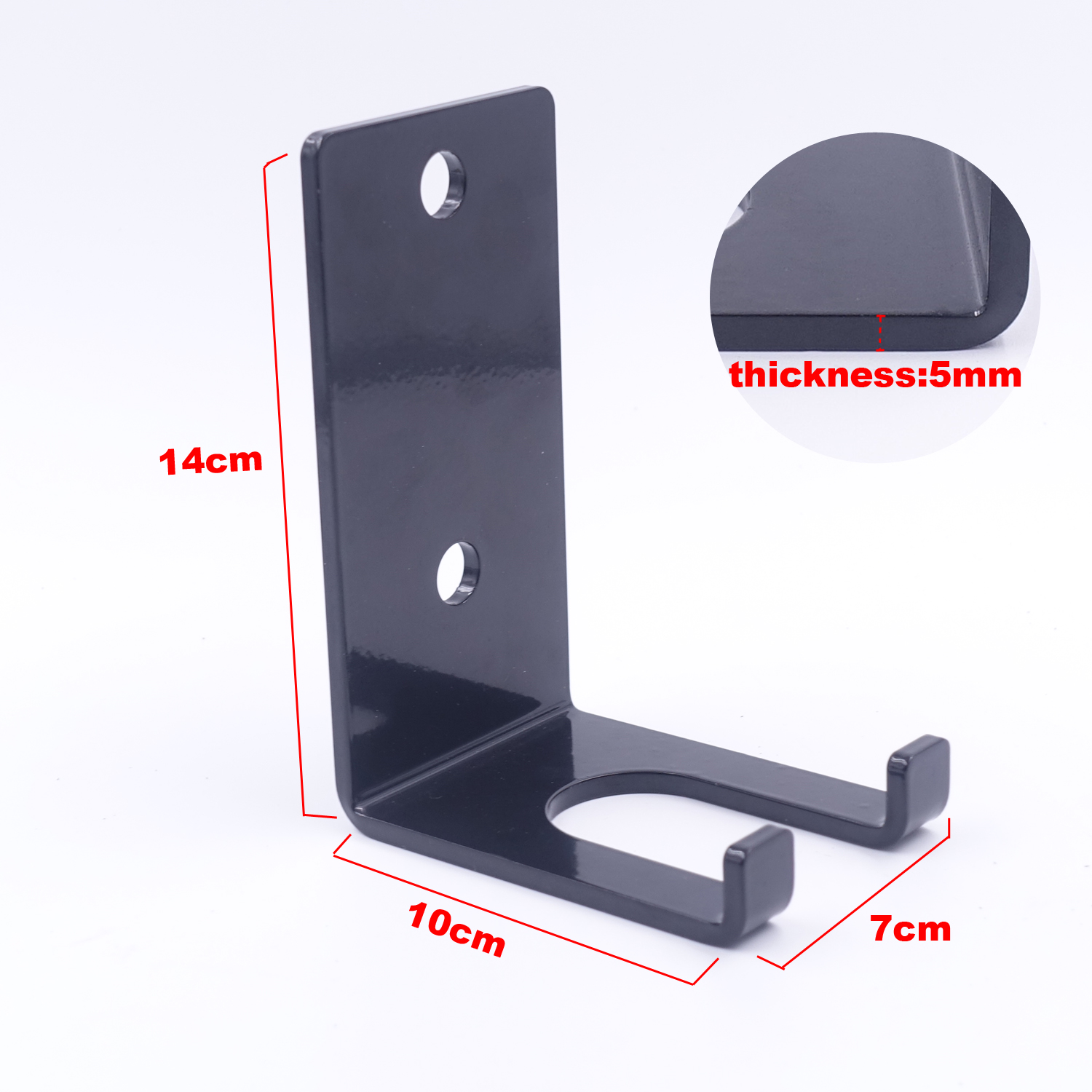 Heavy Single Barbell Storage Wall Mounted Hanging Bar Holder Steel Rack for Home Gym Barbell Space Saving Fitness Accessories