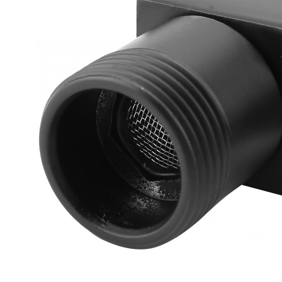 Bathroom Sets Black Brass Square Washing Machine Faucet Wall Mount Laundry Cold Water Tap Bathroom Shower