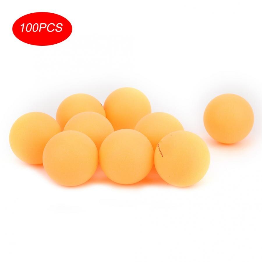 Pingpong Bal 100 Pcs Professionele Naadloze Tafeltennis Ping Pong Ballen Anti-Burn Hoge Elasticiteit Voor Training Accessoire