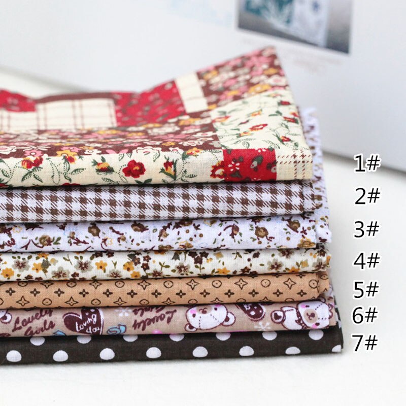 gemischt Stil Baumwolle Stoff Gedruckt Tuch NäHenne Quilten Stoff Patchwork Hand Druck Hause Liefert DIY Handgemachte Accessoires