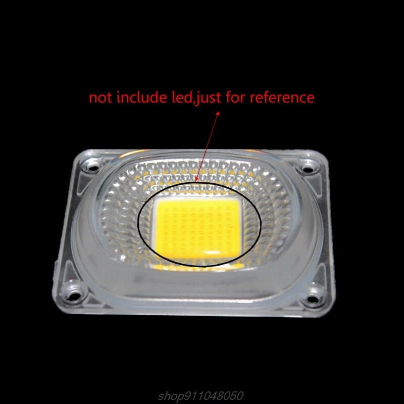 Led Lens Reflector Voor Led Cob Lampen Pc Lens + Reflector + Siliconen Ring Cover Schaduw N13 20