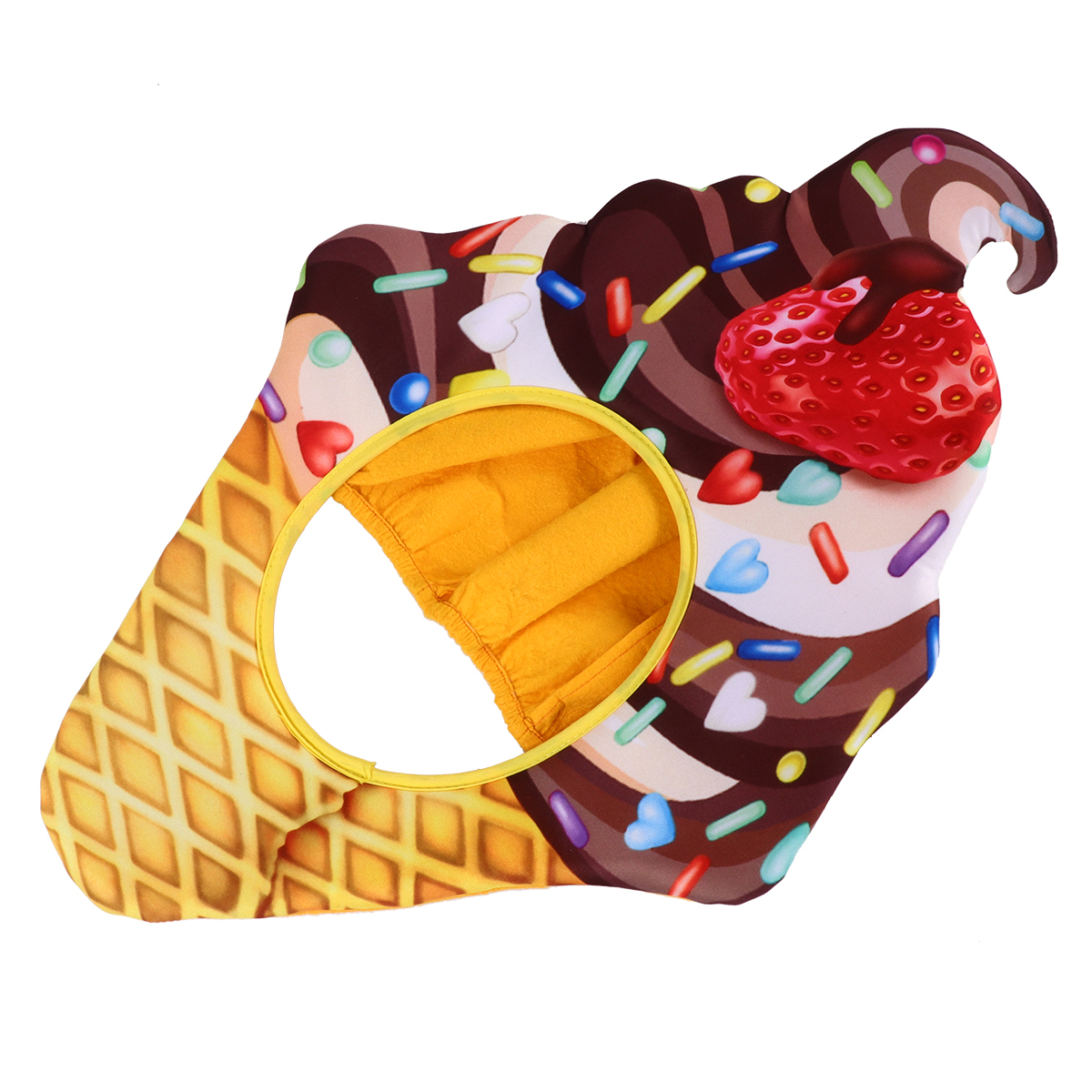 1Pc Decorative Ice Cream Hat Cosplay Food Headgear Party Head Party Costumes Funny Headwear