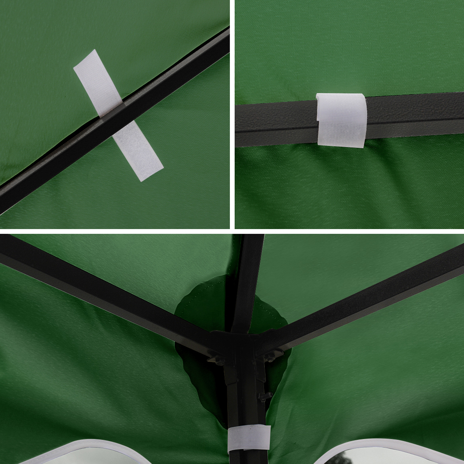 Parte superior da barraca do gazebo de 3*3m, parte superior exterior da barraca do protetor solar da proteção uv, pode ser usado para eventos ao ar livre do casamento do pátio do jardim