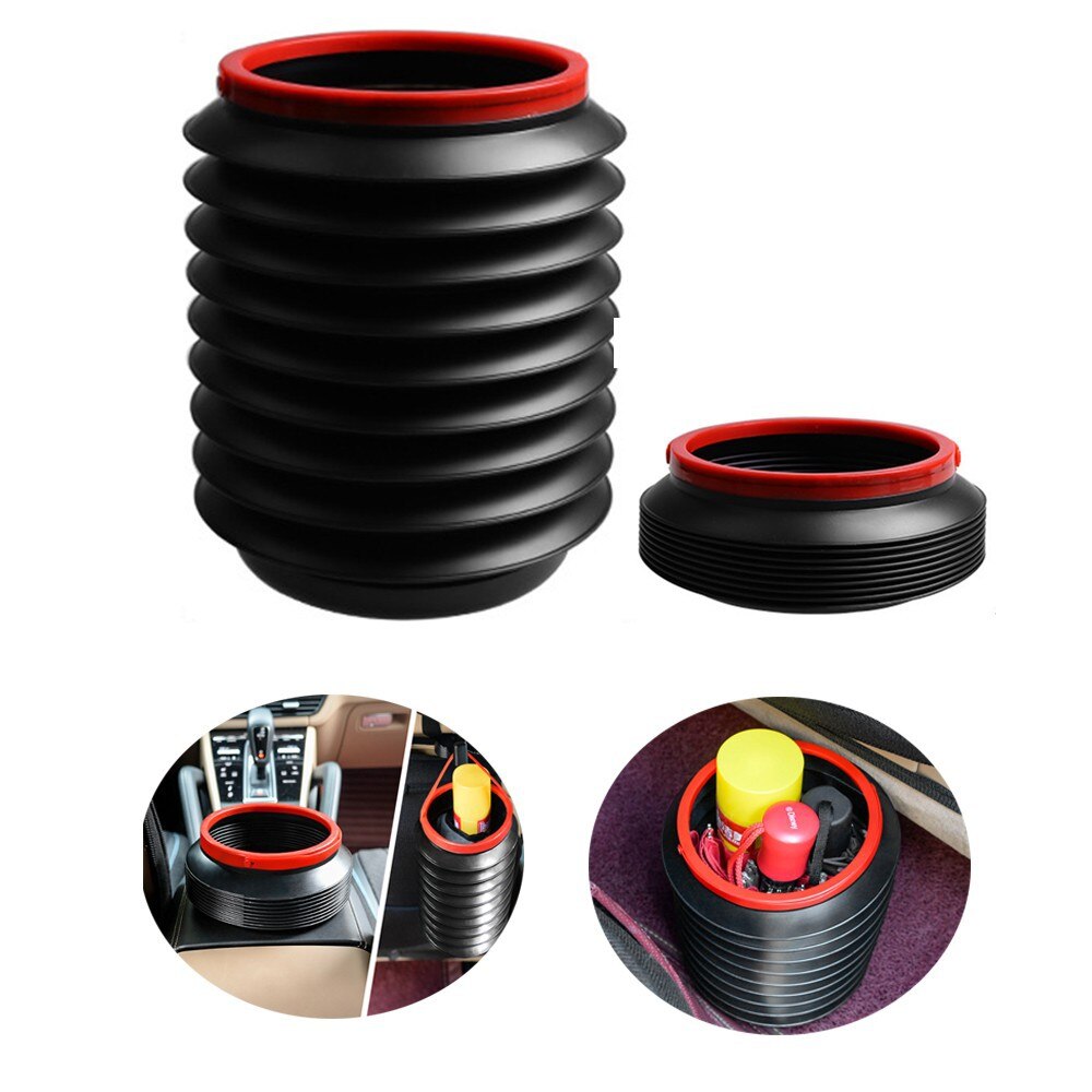 Cubo plegable para limpieza de ventanas de coche, caja de almacenamiento de agua de pesca, contenedor de basura, cubos telescópicos, 4L, 1 Uds.