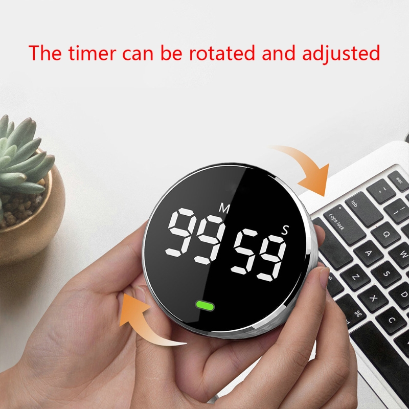 Countdown Alarm Clock Easy to Use and Intelligent Battery Saving Loud Alarm Time Management Constant Light Function
