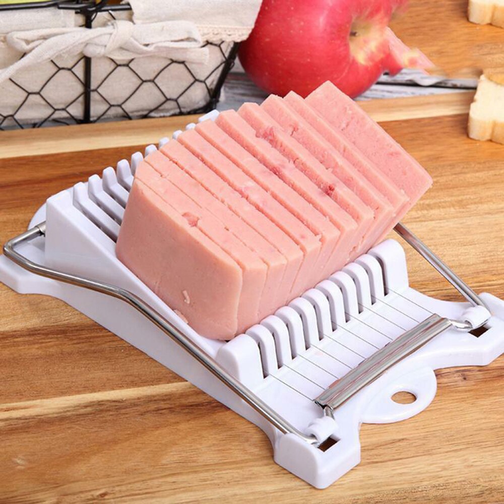 Fleisch Slicer Ei Slicer Cutter Edelstahl Schneiden Drähte Obst Ham Slicer Mehrzweck Slicer Küche Gadget