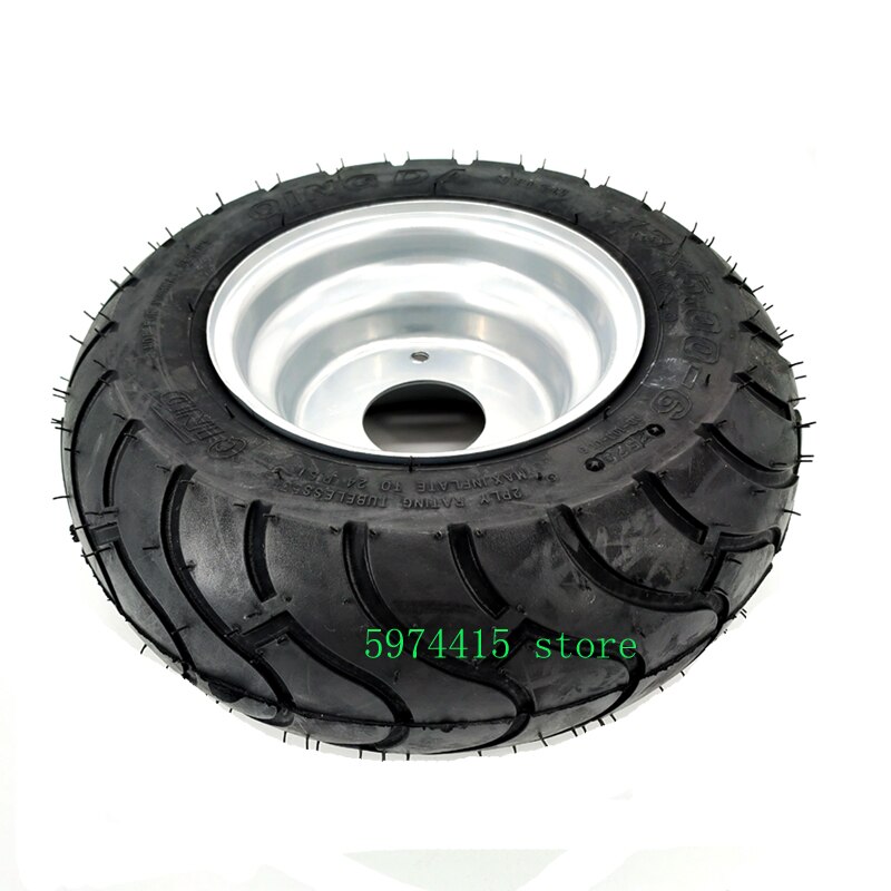 13X5.00-6 Inch Tubeless Tire With Steel Rim Fit For Fuel Electric 4 Racing Wheels Buggy Karting Beach Car ATV QUAD Go kart Parts