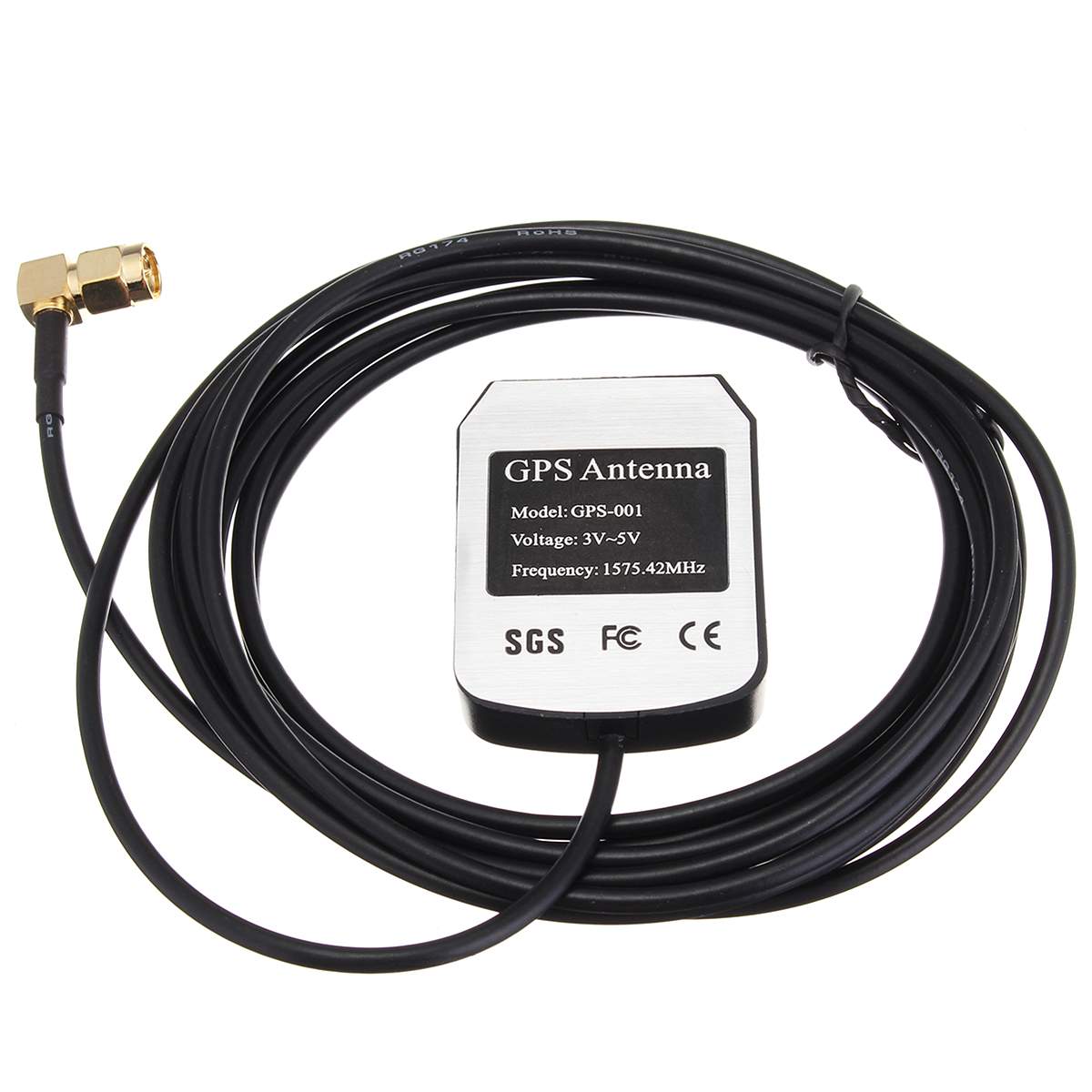 DIYmall Marine GPS Antenna Positioning Antenna, 3 Meters RG174 Cable