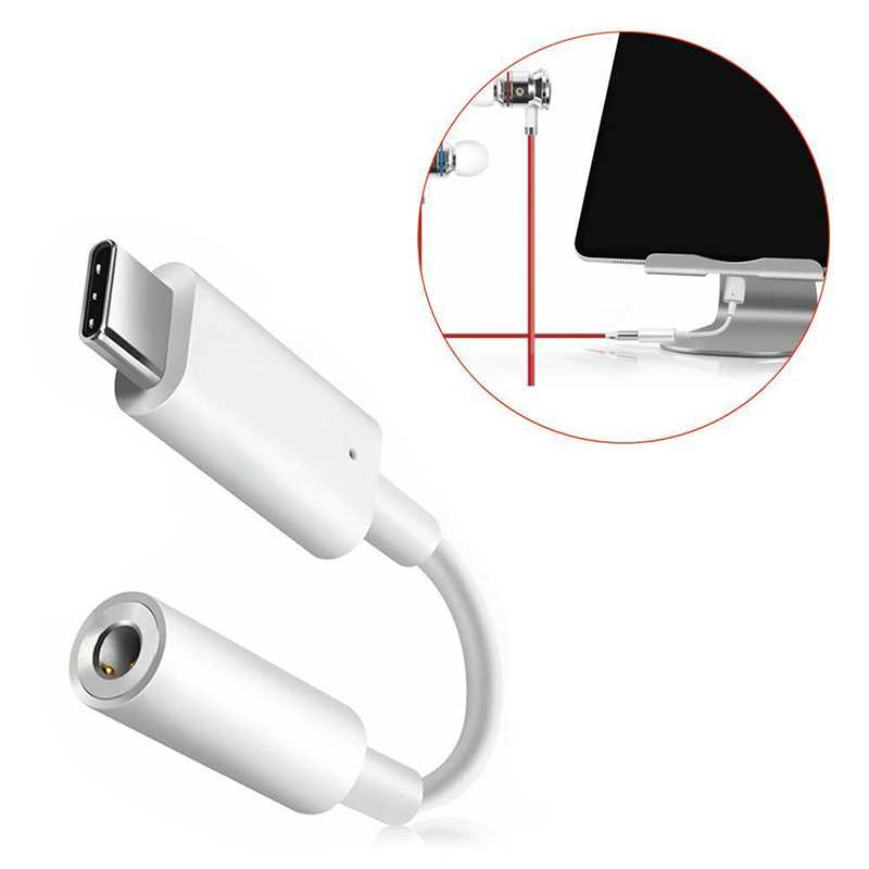 Nonmeio Usb Type C Naar 3 5 Jack Koptelefoon Audio Adapter Type Usb C Naar 3.5Mm Jack Voor Samsung xiaomi Huawei Usb C Jack NM21668