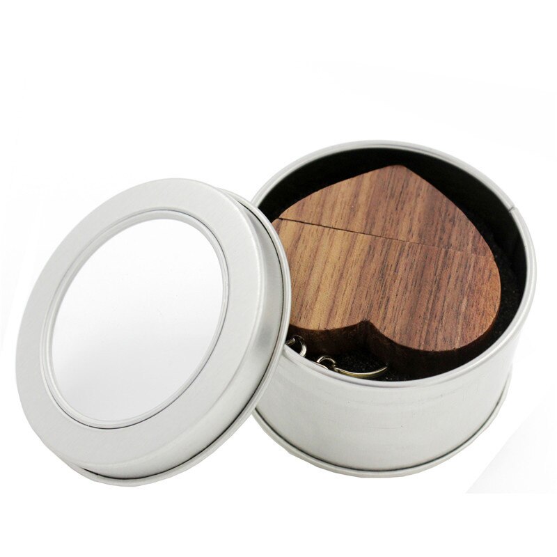 JASTER USB 2,0 holz usb + metall box usb flash memory stick usb-stick 4GB 8GB 16GB 32GB 64GB hochzeit: 16GB / B