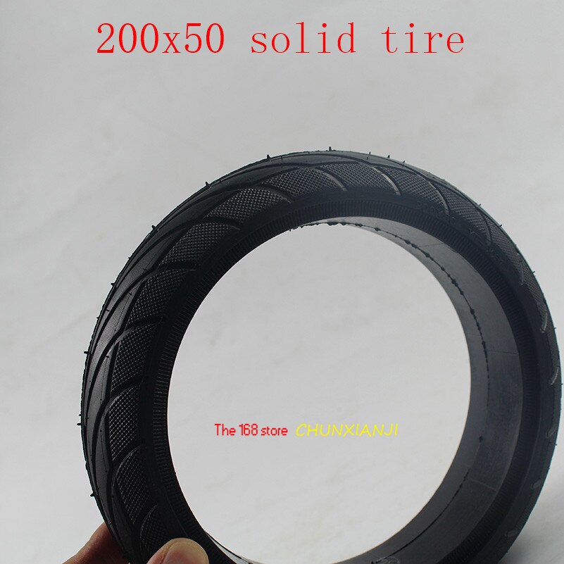 Super 8 Inch 200x50 Front/rear Scooter Solid Tire For Xiaomi Ninebot ES1 ES2 Electric Scooter Kickscooter Skateboard