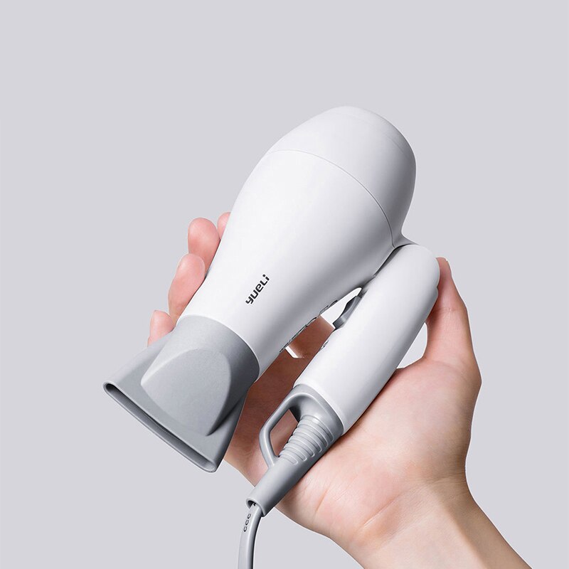 Yueli Hair Dryer 1200W Foldable Portable Wind Hair Dryer Professinal Hair Care for Home Travel: Default Title