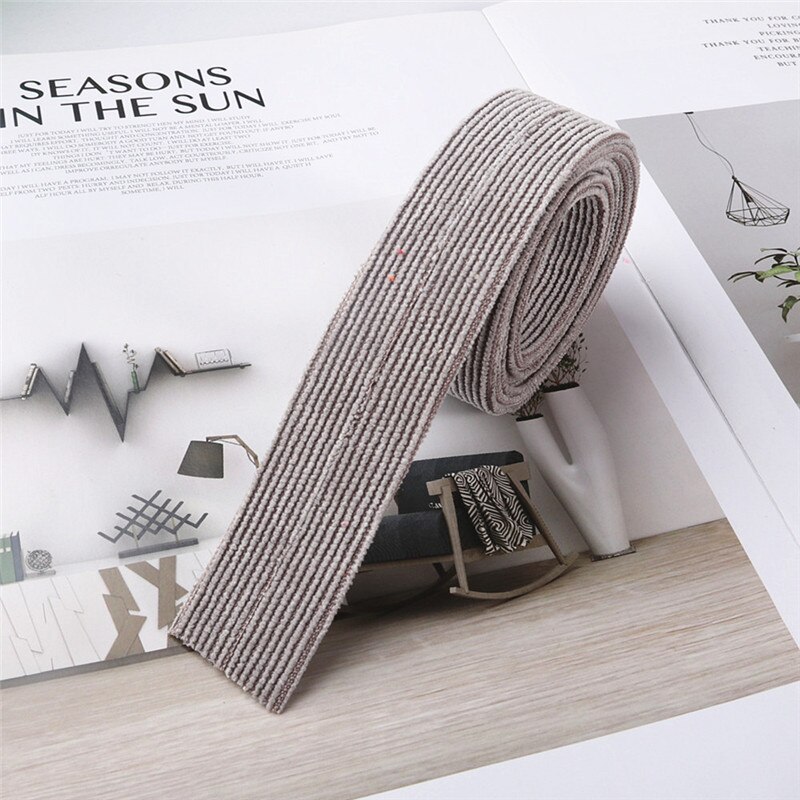 Tira de tejido de pana de 25mm x 1M, suministros para manualidades DIY, diadema con lazo Manual, horquilla, cintas para el pelo, accesorios de costura: Gray