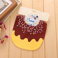 Cute Baby Saliva Towel Baby Cotton Waterproof Cartoon Pattern Bibs Toddlers Bandana Accessories Infants Burp Clothes 4 Types
