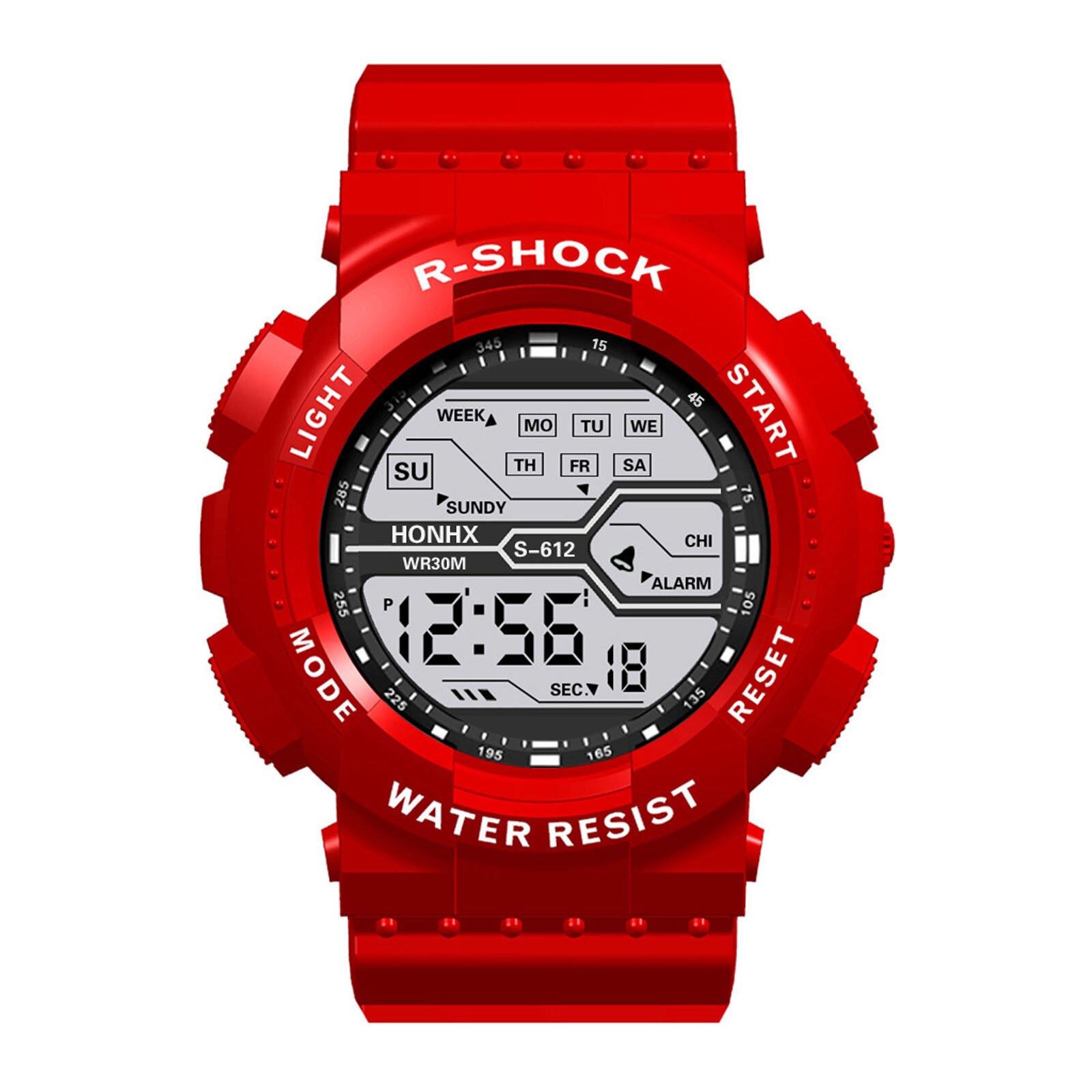 Honhx Watch Digital Wristwatches A Variety Of Styles Of Cool Sports Electronic Watches With Four Buttons reloj mujer