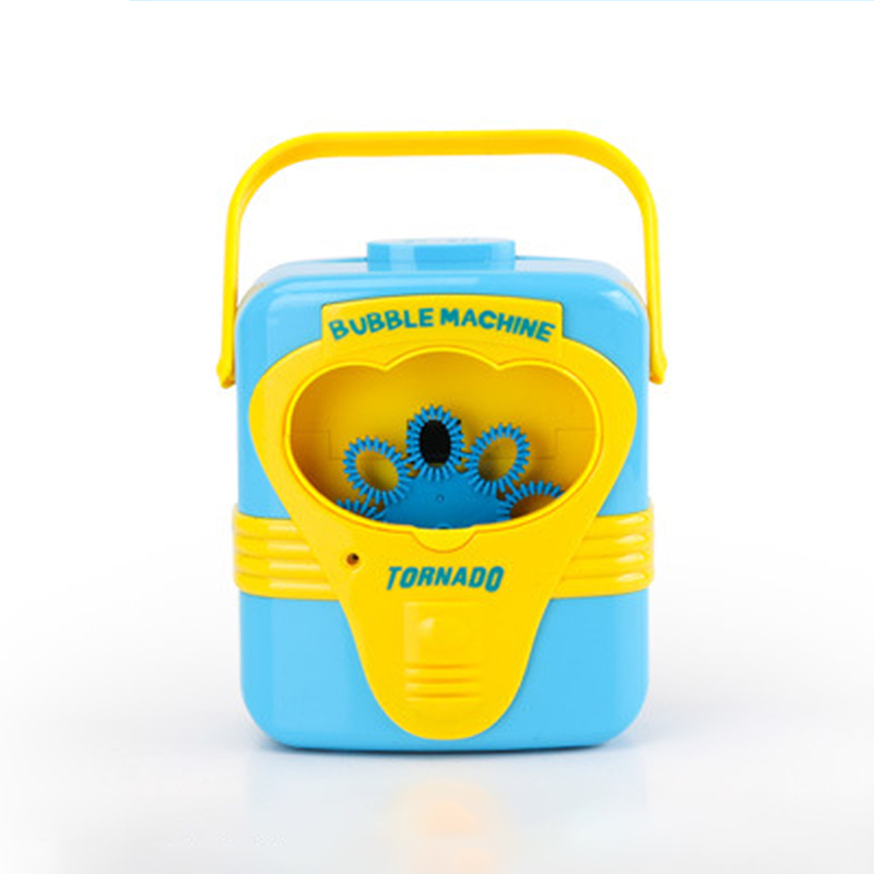 Neue niedliche lustige Frosch automatische blasiert Maschine Gebläse Hersteller Party Sommer draussen-Spielzeug für freundlicher und: Blau