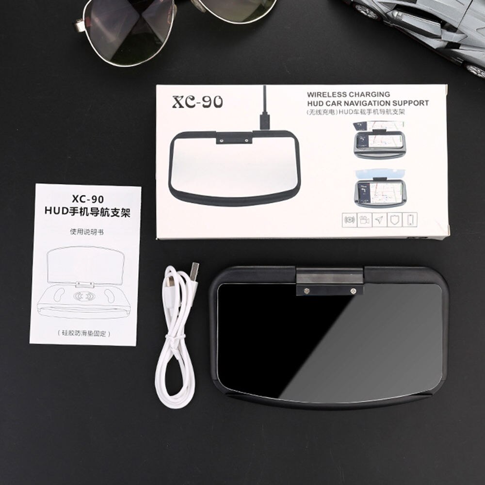 6.5 "Auto HUD Houder Head Up Display Projector Beugel Voor GPS Navigatie Telefoon Auto HUD Display Projector Beugel