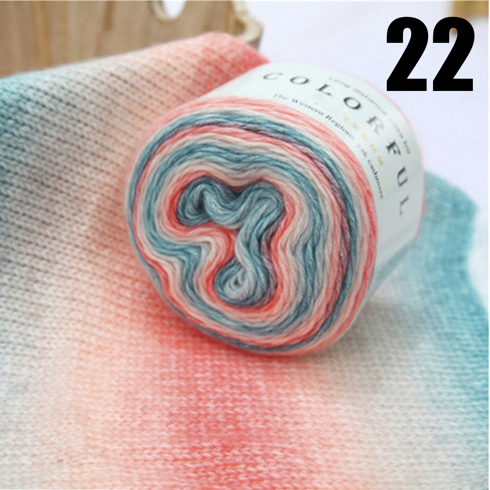 100g Tricot Angora pastel hilo tejer mezclas de lana hilos de ganchillo Hilos Para Tejer A Ganchillo Crochet: Verde
