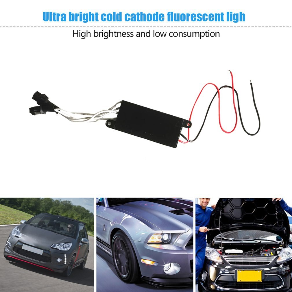 1Pc Ccfl Inverter Voor Ccfl Angel Eyes Light Halo Ring Spare Ballast Case Voor Elke Auto Ggg #