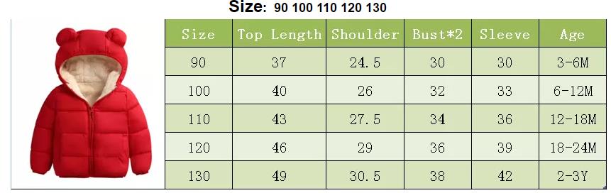 Veste hiver Zip combinaisons de neige vêtements de neige Costume bébé garçons filles 3D oreilles manteau couleur unie mignon à capuche