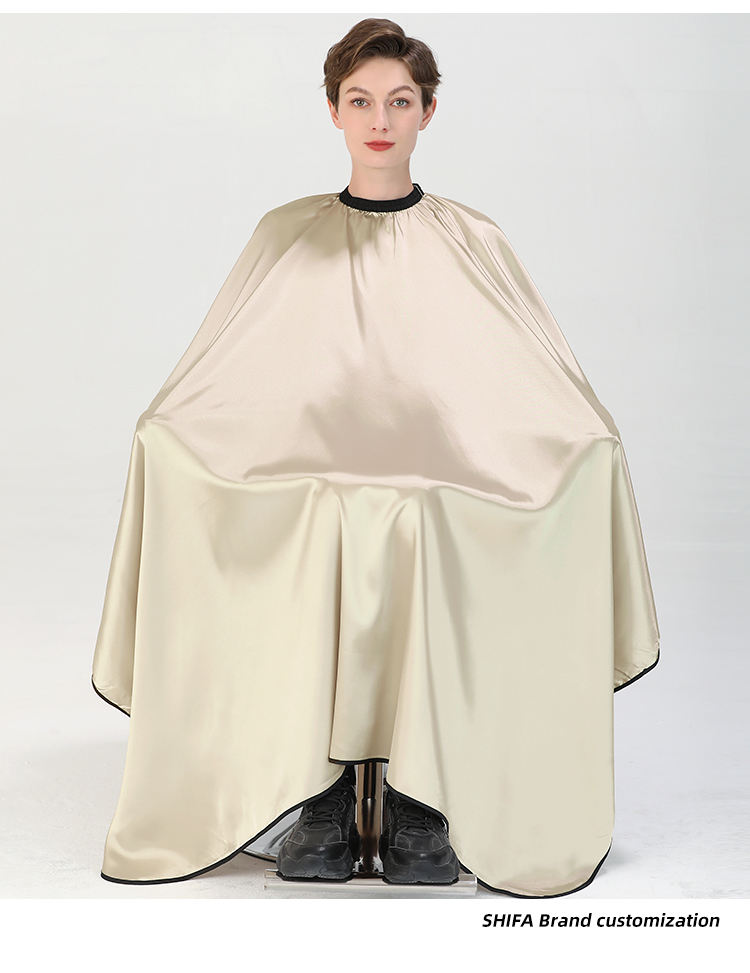 Salon Professionele Haar Styling Cape Kapper Haar Knippen Kleuren Styling Waterdichte Imitatie Zijde Haar Cape Kapper Schort