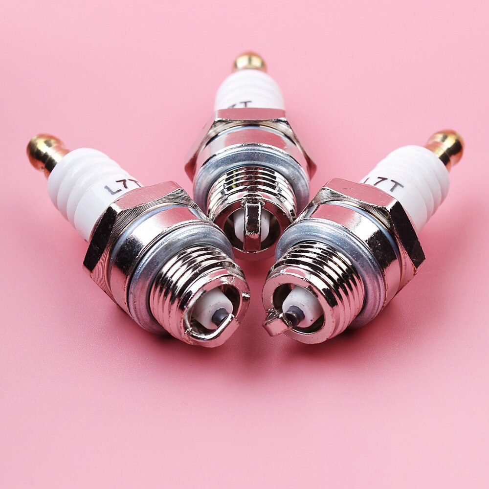 3pcs/lot Spark Plug For Briggs Stratton Engine Motor Trimmer Lawn Mower Spare Parts L7T