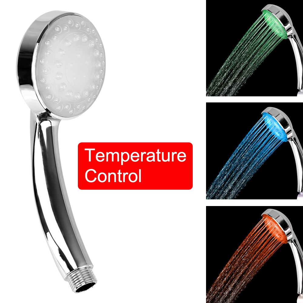 Digital temperatur kontrol vandbesparende brusebad filter badeværelse tilbehør ledet brusehoved brusersprøjte: Temperaturkontrol
