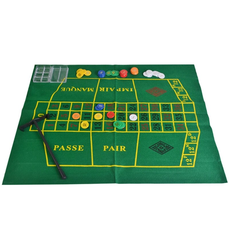 Juego de ruleta de 10 pulgadas, juego de mesa con fichas de póker para Bar, KTV, , juego de Borad