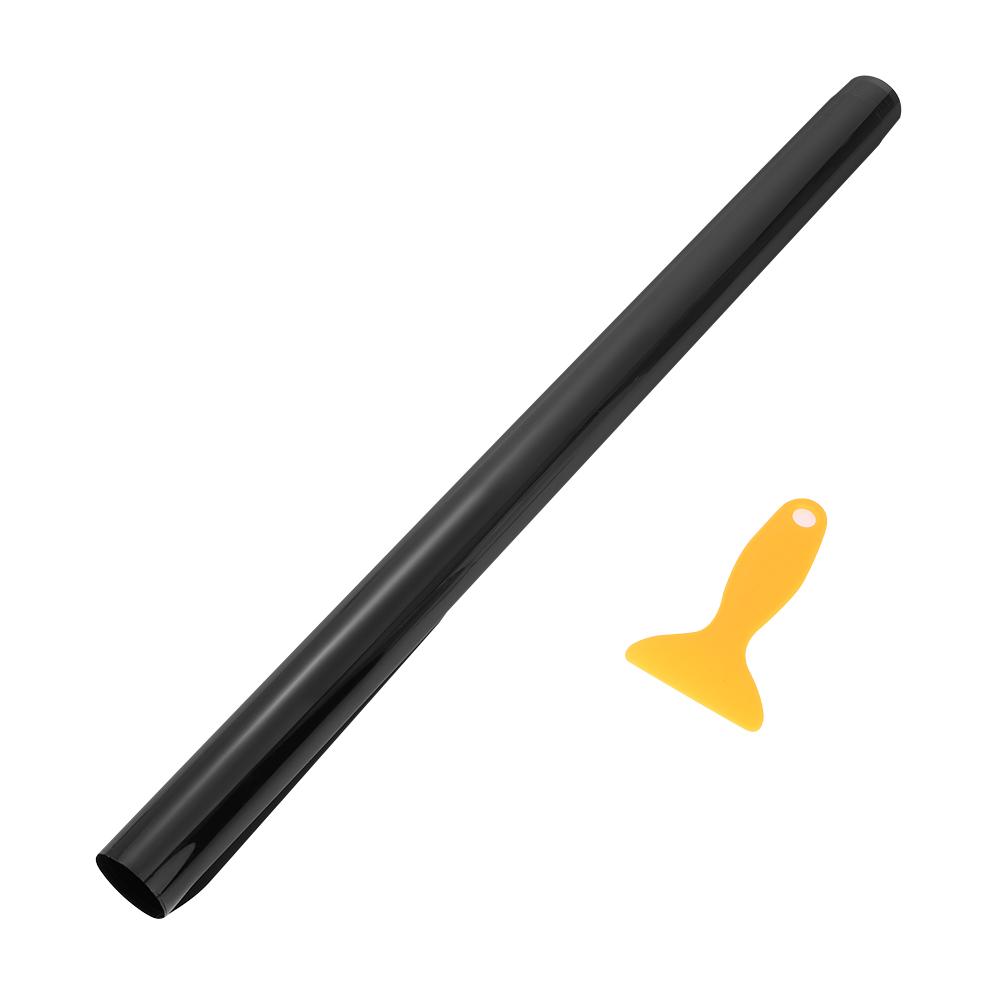 1 m x 50 cm VLT voiture Auto maison verre teinte teinte teinte Film rouleau avec grattoir pour voiture côté fenêtre maison Commercial solaire protéger